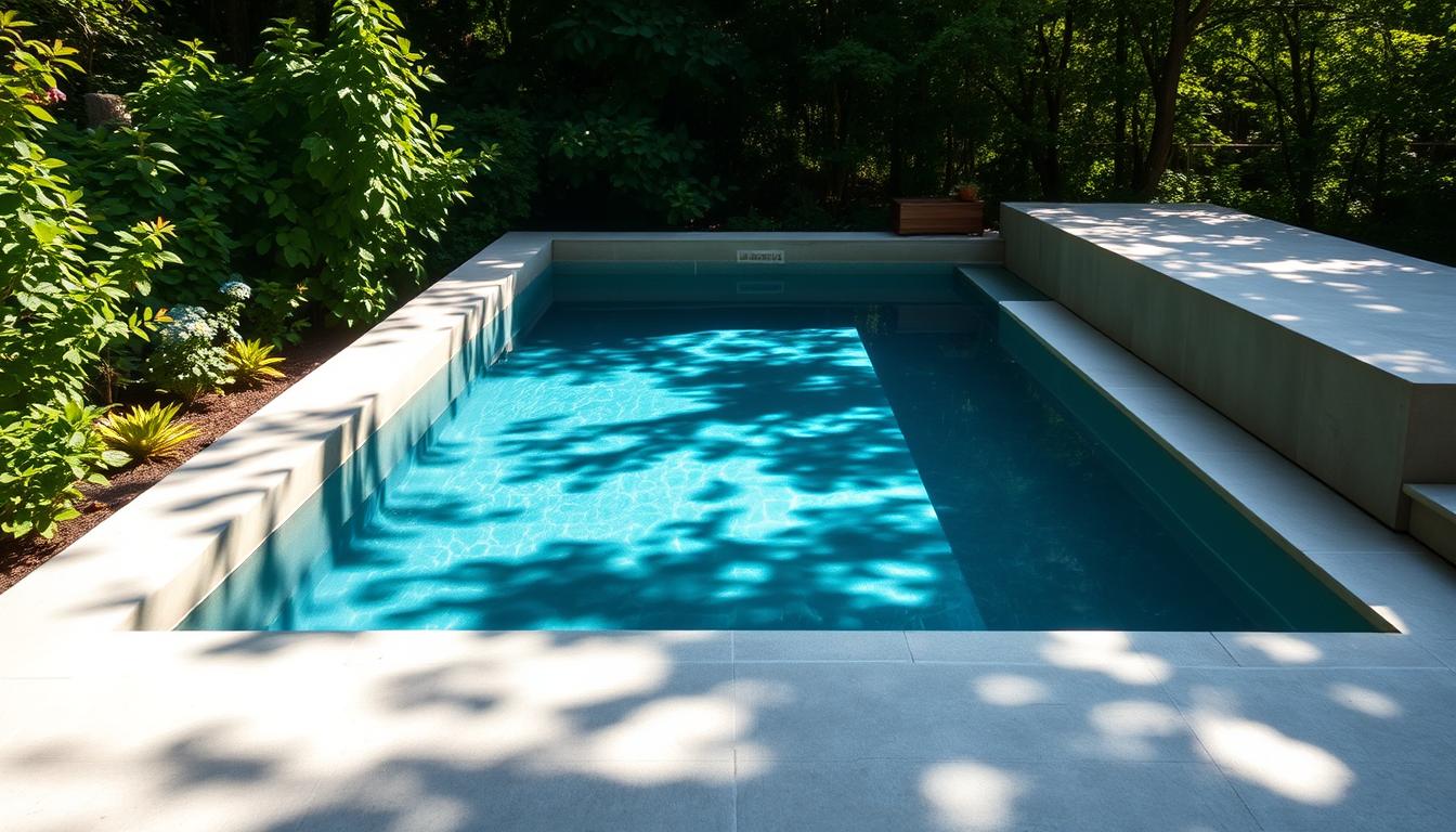 Piscine hors sol en béton