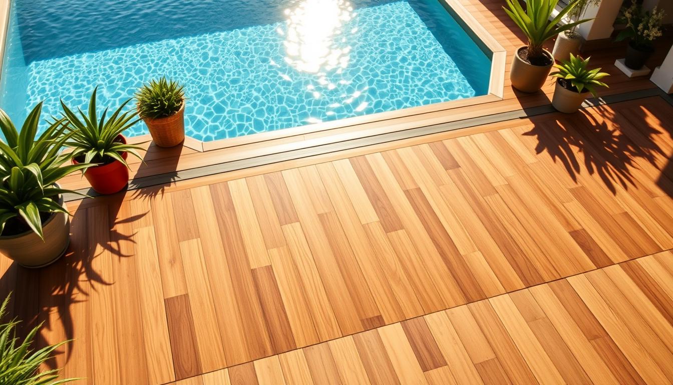 meilleurs bois pour une terrasse de piscine