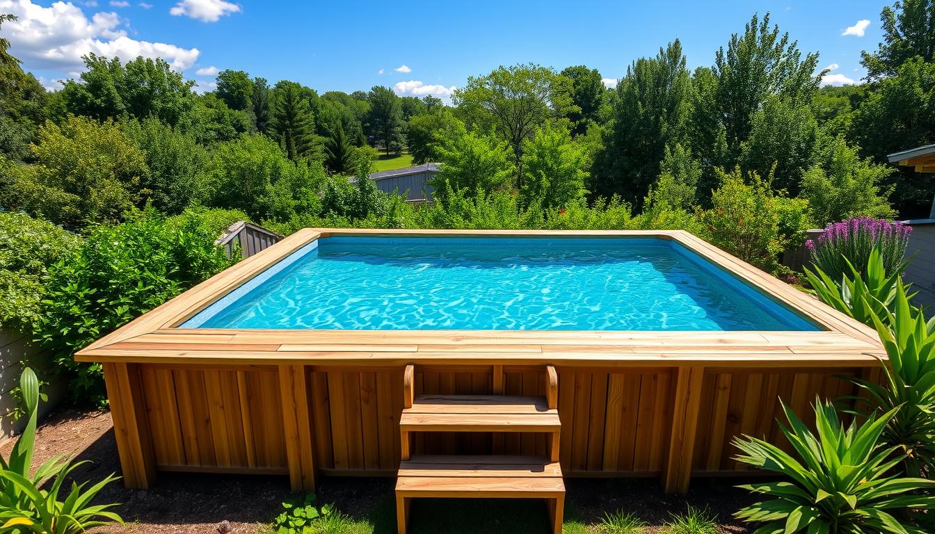 prix d'une piscine hors-sol en bois avec la pose