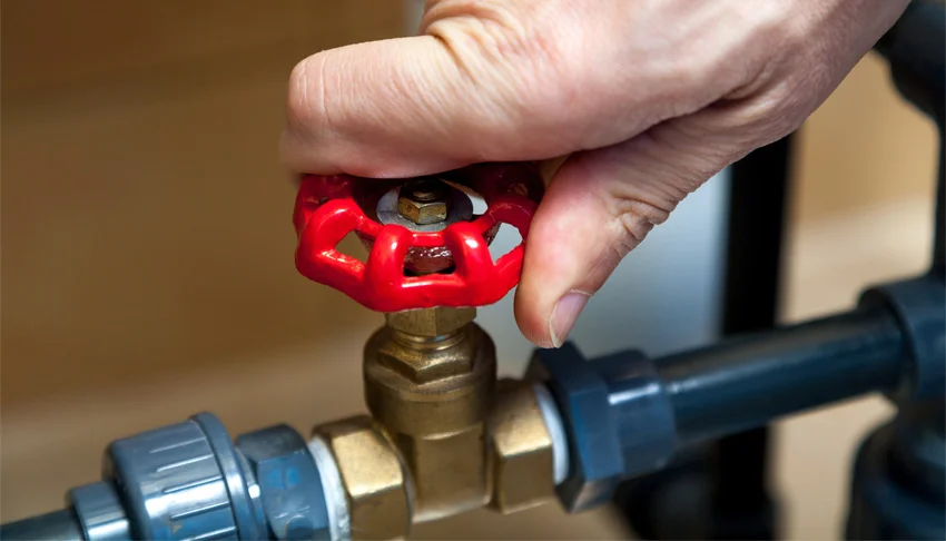 Gérer fuite de robinet d’arrêt